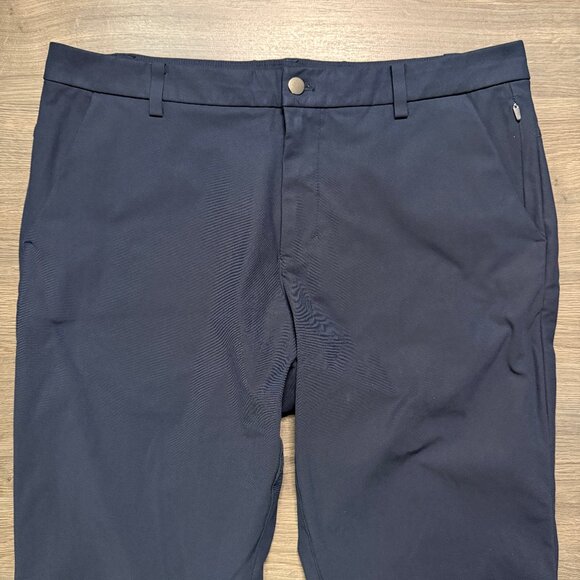 Lululemon Men's Commission Pant Classic *Warpstreme 34" - Navy - Picture 3 of 7